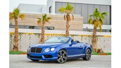 Bentley Continental GTC 4.0L Twin Turbo  | 7,576 P.M (4 Years) | 0% Downpayment |  Immaculate Condition !