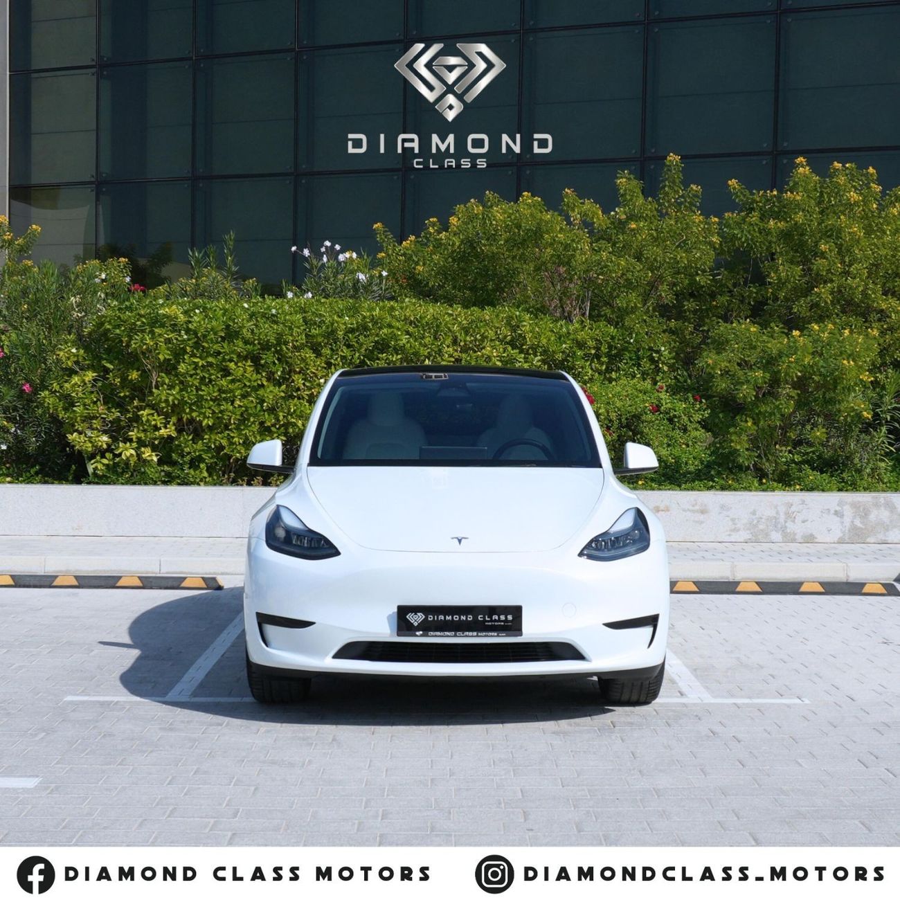 Tesla Model Y Tesla Model Y White interior Auto Pilot  2024 GCC  Warranty  Tesla UAE