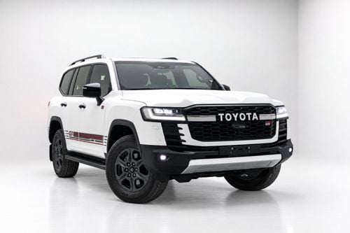 Toyota Land Cruiser GR SPORT 3.5L - Precious White Pearl Inside Black & Red | Export Only
