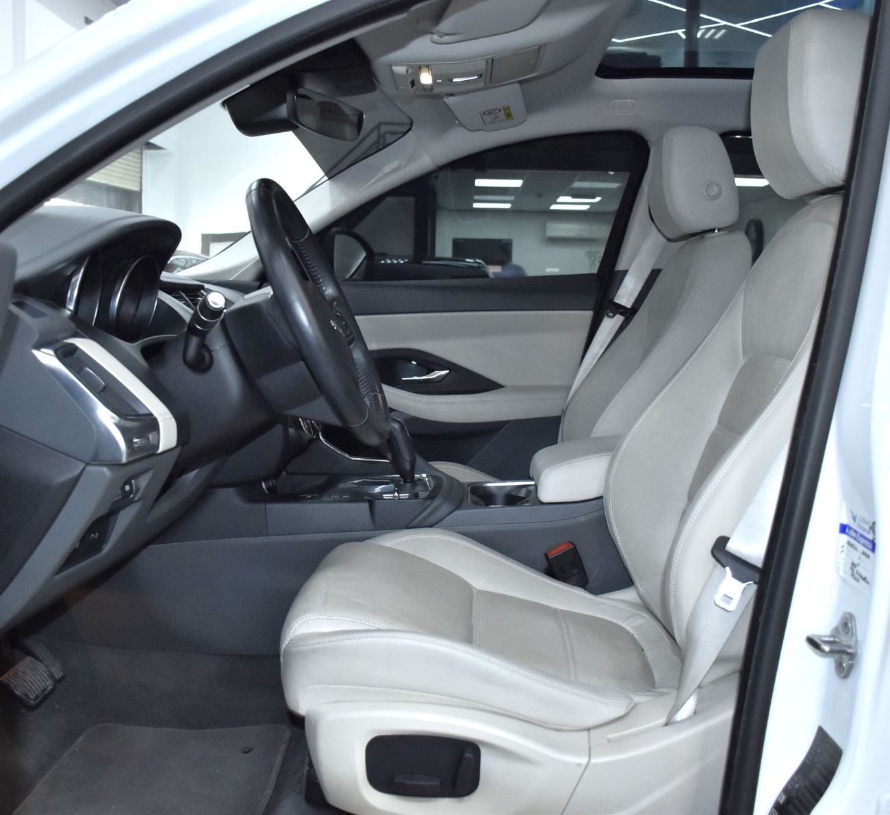 Jaguar E Pace EXCELLENT DEAL for our Jaguar E-Pace P200 AWD ( 2019 Model ) in White Color GCC Specs