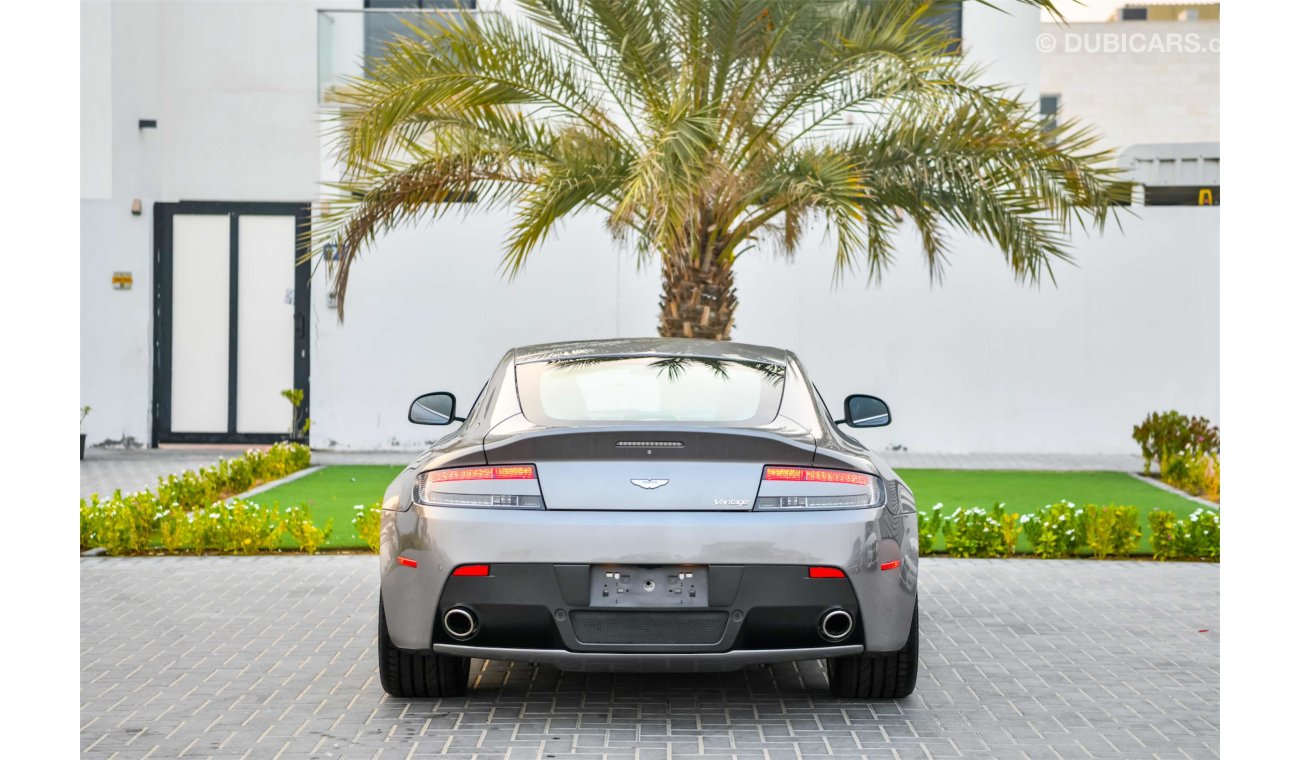Aston Martin Vantage Extraordinary - Very Low Kms!! - Agency Warranty!! - AED 4,093 Per Month - 0% DP