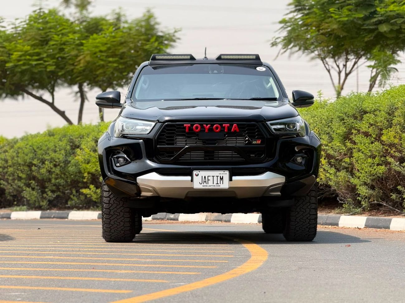 Toyota Hilux 2021 | 2.8L DIESEL | AT | RHD | MODIFIED TO GR SPORTS | ROOF MOUNTED LED LIGHTS | HEAVY 4X4 SPORTS B