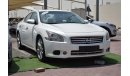 Nissan Maxima 2015 WHITE NUMBER 2 GCC NO ACCIDENT NO ACCIDENT PERFECT