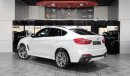 BMW X6 35i M Sport AED 2,200/MONTHLY | 2017 BMW X6 XDRIVE 35i M-SPORT | GCC | UNDER WARRANTY