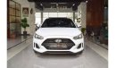 Hyundai Veloster 100% Not Flooded | Turbo صبغ وكاله | GCC Specs | 2.0L | Original Paint | Excellent Condition | Accid