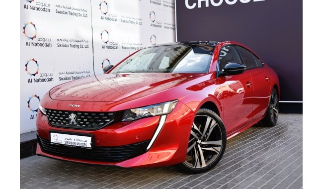 Peugeot 508 GT | AED 1759 PM | 1.6L GCC AGENCY WARRANTY UP TO 2027 OR 100K KM