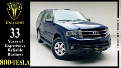 Ford Expedition ECOBOOST / XL / V6 / 3.5L / 4WD / GCC / 2016 / WARRANTY / FULL DEALER SERVICE HISTORY / 1129 DHS P.M