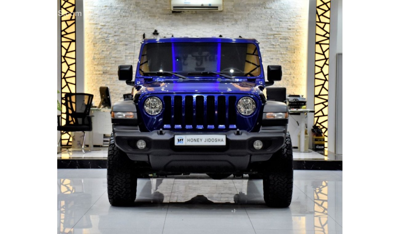 Jeep Wrangler EXCELLENT DEAL for our Jeep Wrangler Unlimited Sport ( 2018 Model ) in Blue Color GCC Specs