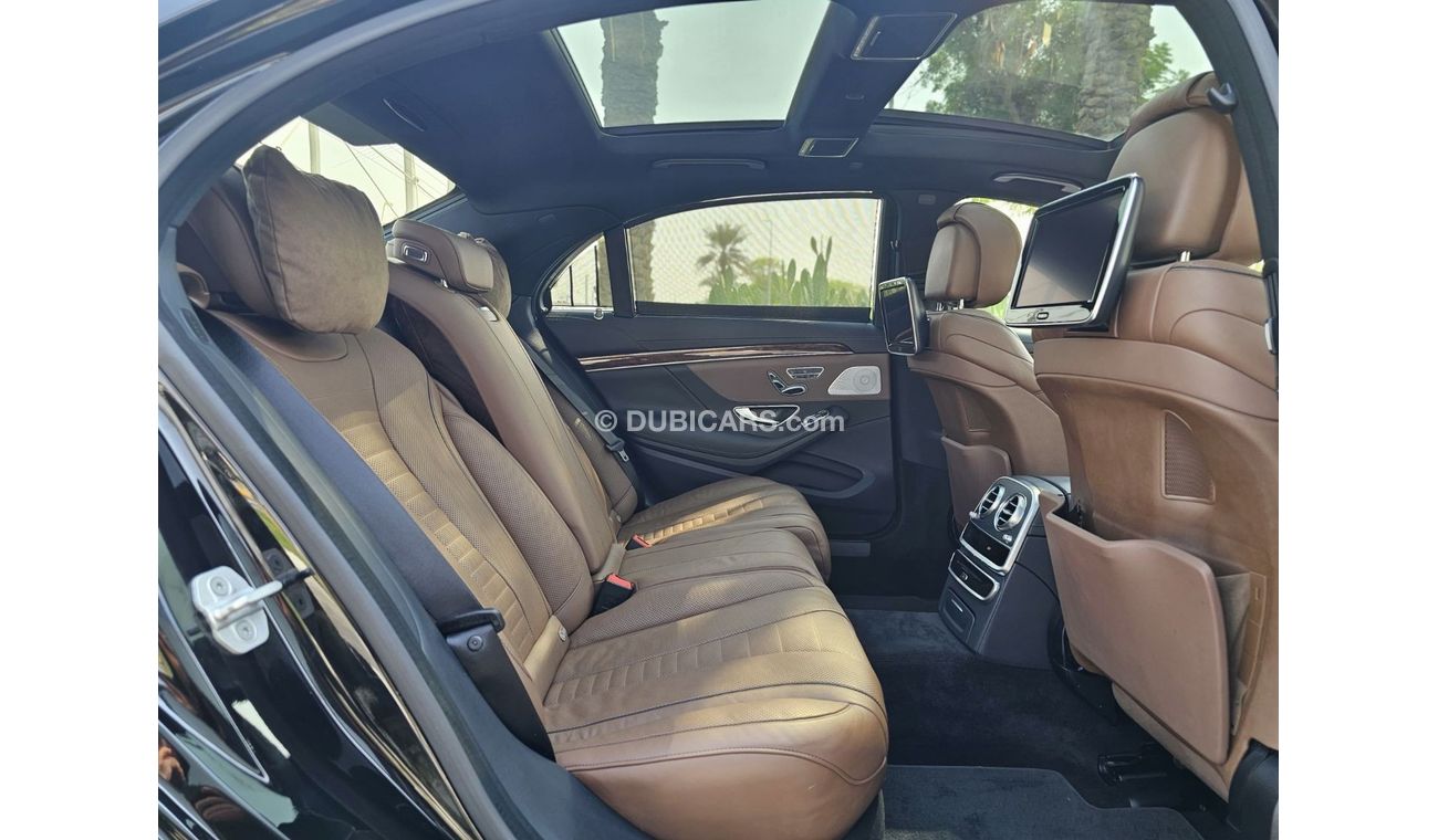 Mercedes-Benz S 500 MERCEDES S500 AMG FULL OPTION 6 BUTTONS 2015 GCC SINGLE OWNER LOW MILEAGE IN MINT CONDITION