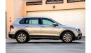 Volkswagen Tiguan GCC under Agency Warranty with Zero Down-Payment.