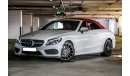 Mercedes-Benz C 200 Coupe 2018 Cabrio GCC Under agency warranty with 0% Downpayment