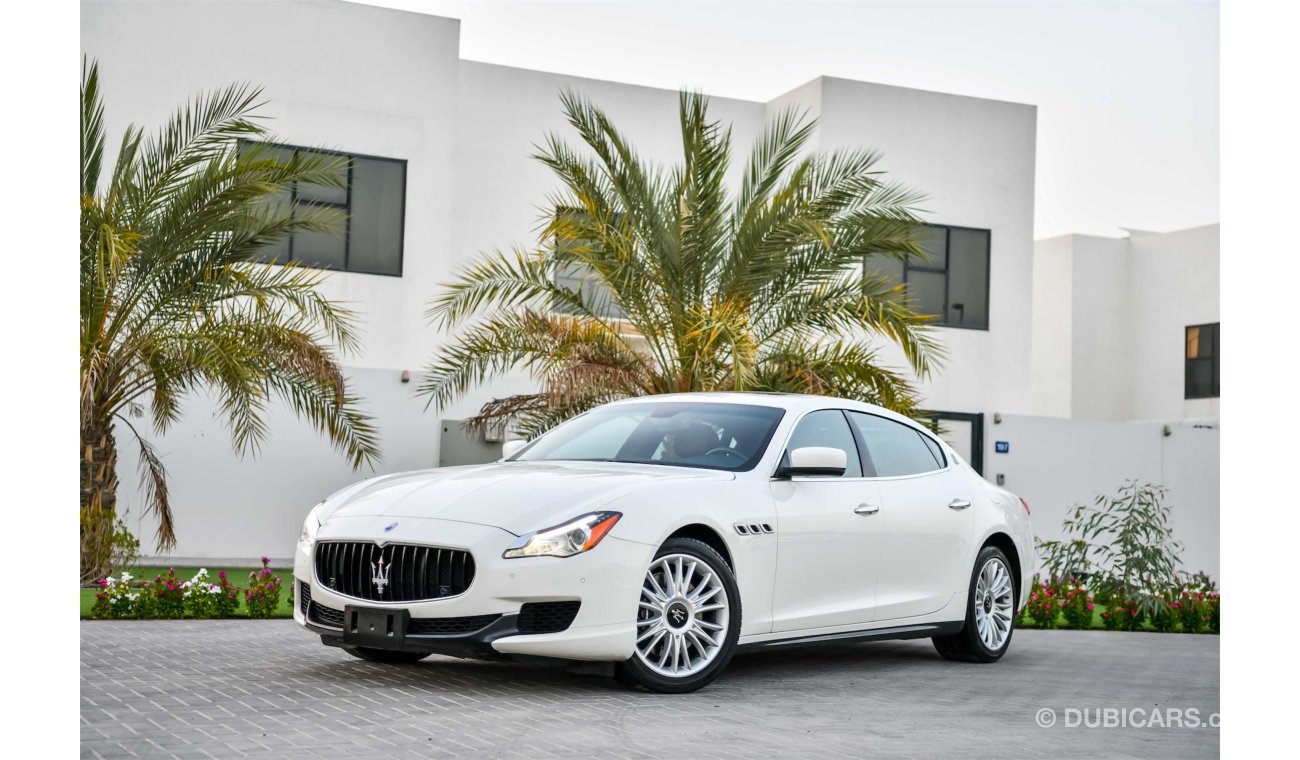 Maserati Quattroporte Under Warranty - GCC - AED 2,918 Per Month - 0% Downpayment