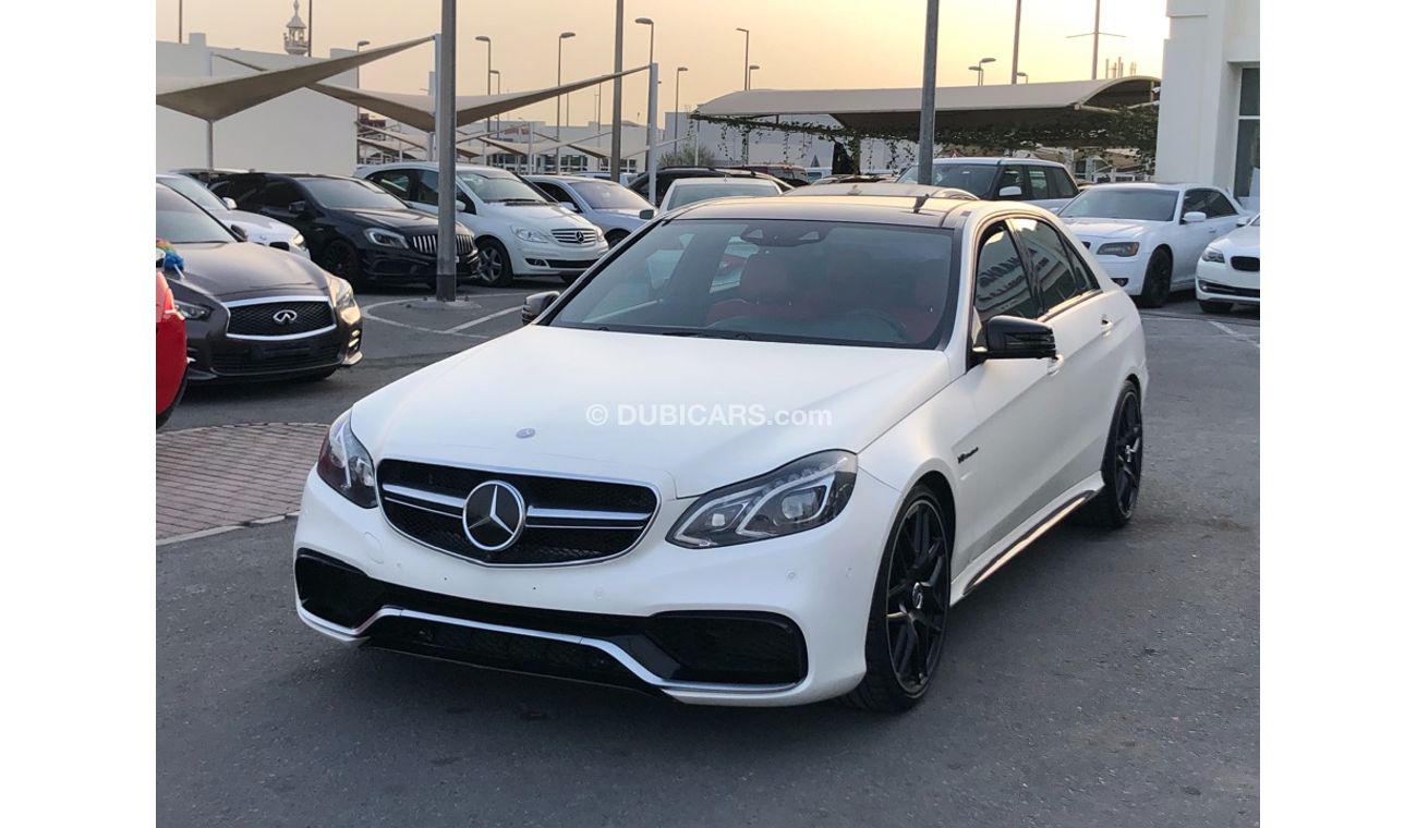 Mercedes-Benz E 63 AMG MERCEDES BENZ E63 AMG MODEL 2014 car prefect condition full option panoramic roof leather seats back