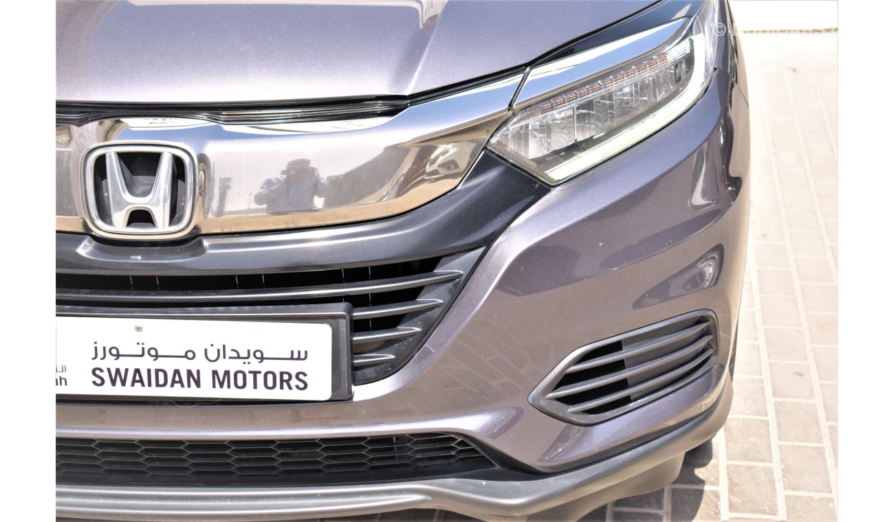 Honda HR-V AED 1170 PM | 0% DP | 1.8L LX GCC UNLIMITED KM WARRANTY TILL 2023 FULL SERVICE HISTORY