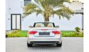 Audi A5 S-Line Cabriolet- Excellent Condition! - AED 1,155 PM - 0% DP