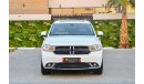 Dodge Durango | 2,146 P.M (3 Years) | 0% Downpayment | Full Option | Immaculate Condition!