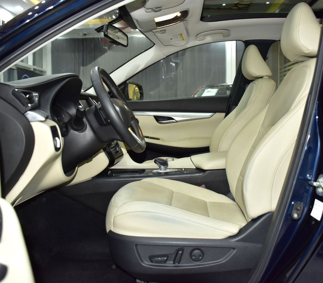 Infiniti QX50 EXCELLENT DEAL for our Infiniti QX50 AWD ( 2021 Model ) in Blue Color GCC Specs