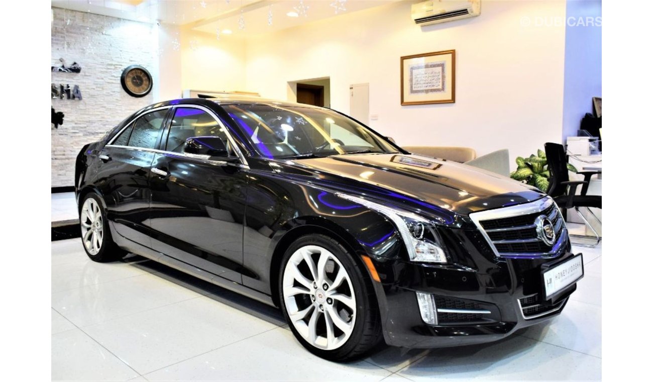 Cadillac ATS ONLY 59000 KM!! Cadillac ATS 2013 Model! in Black Color! GCC Specs