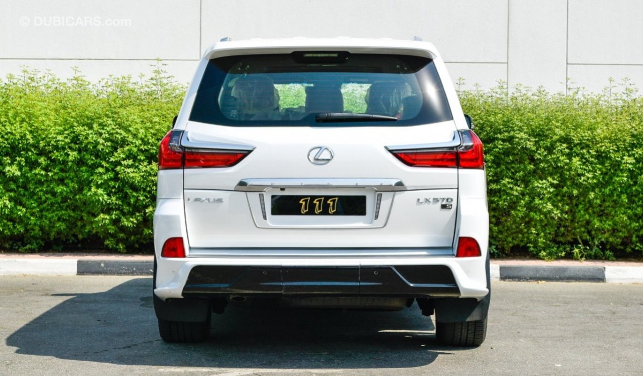 Lexus LX570 S / GCC Specifications