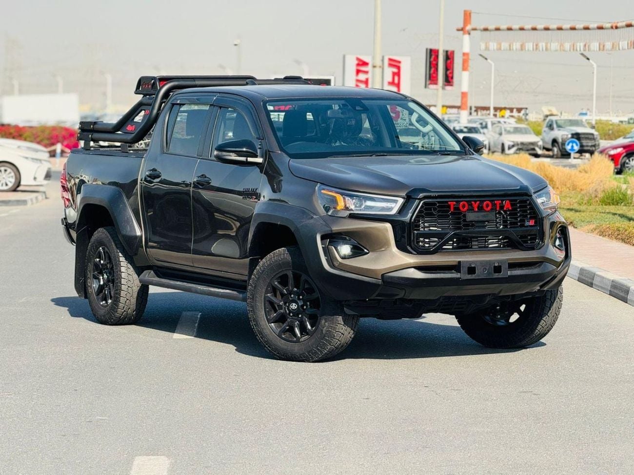 Toyota Hilux 2016 modified 2023 2.8L Diesel Engine 4x4 colour Brown Transmission Automatic Interior.Black leather