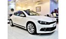 Volkswagen Scirocco *FULL SERVICE HISTORY*84000KM ONLY! Volkswagen Scirocco 2.0 TSI 2014 Model! White Color! GCC Specs