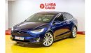تيسلا موديل اكس RESERVED ||| Tesla Model X 100D 2017 GCC under Agency Warranty with Flexible Down-Payment.