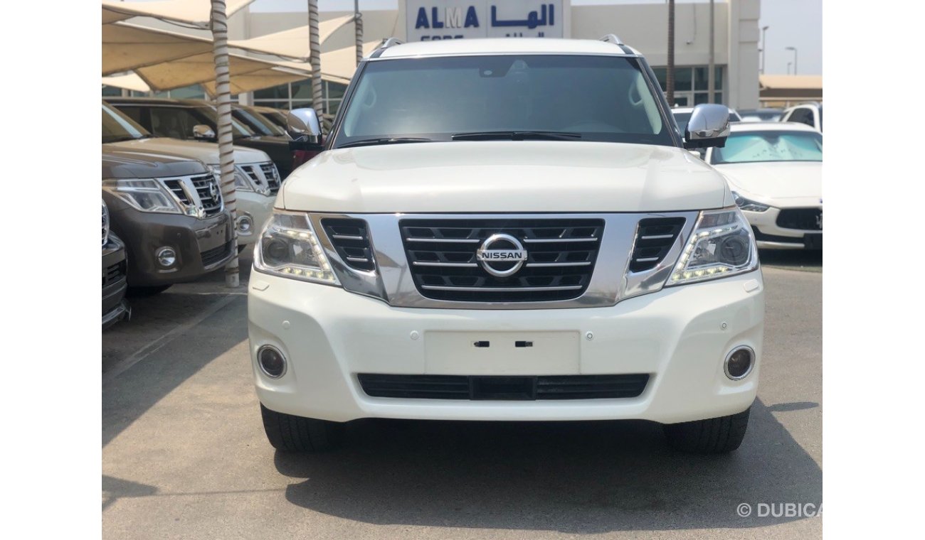 Nissan Patrol ماكينة كبيرة LE بلاتينيوم خليجي فول اوبشن صبغة وكالة شرط الفحص