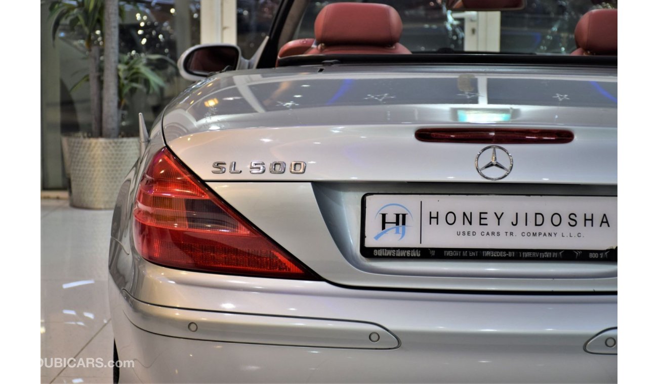 مرسيدس بنز SL 500 Mercedes Benz SL500 KOMPRESSOR 2004 Model!! in Silver Color! GCC Specs