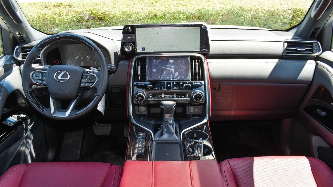 Lexus LX600 SIGNATURE ECTAI0027 - 2026 Lexus LX 600 Signature - 3.5L Petrol Auto - Sonic Quartz w Red - AG