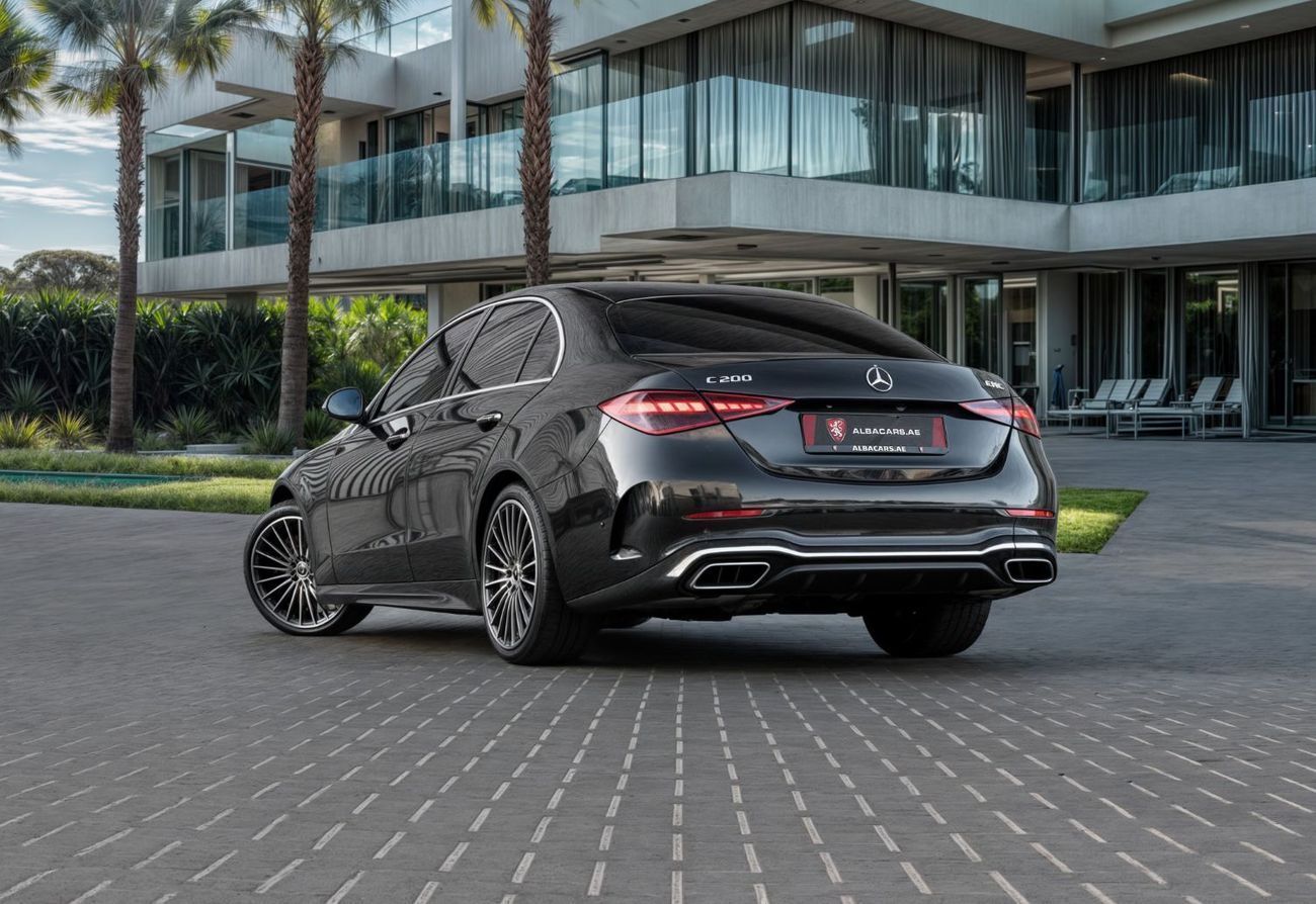 مرسيدس بنز C 200 C200 Premium Plus | 4,211 P.M | 0% Downpayment | Agency Warranty!