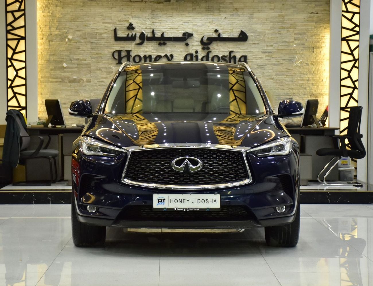 Infiniti QX50 EXCELLENT DEAL for our Infiniti QX50 AWD ( 2021 Model ) in Blue Color GCC Specs