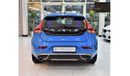 Volvo V40 Volvo V40 T5 R-Design ( 2016 Model! ) in Blue Color! GCC Specs