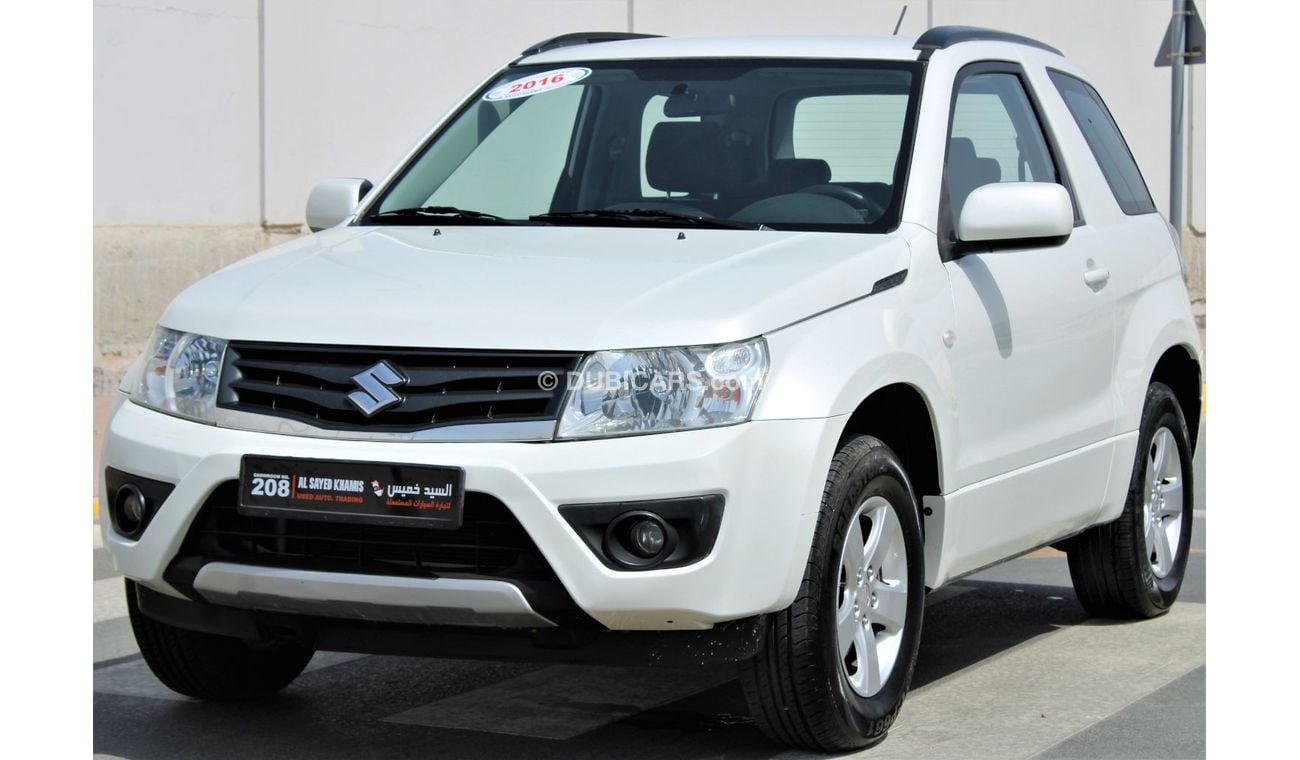 Suzuki Grand Vitara Suzuki Vitara 2016 GCC coupe in excellent condition without paint without accidents, very clean from