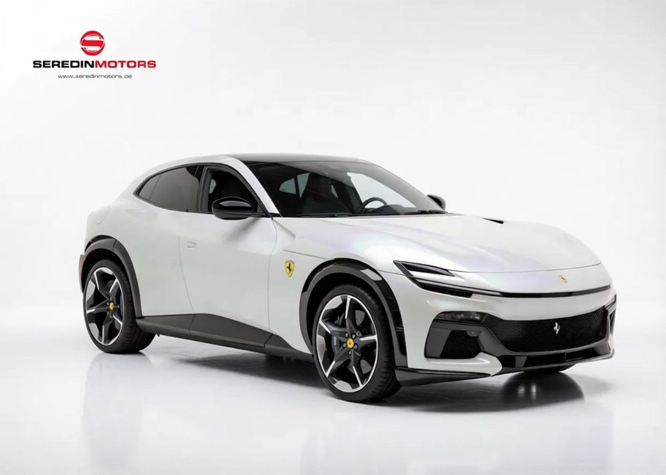 فيراري بوروسانجوي Bianco Fuji Pearl White | Cream Leather & Leather Interior | Full Carbon