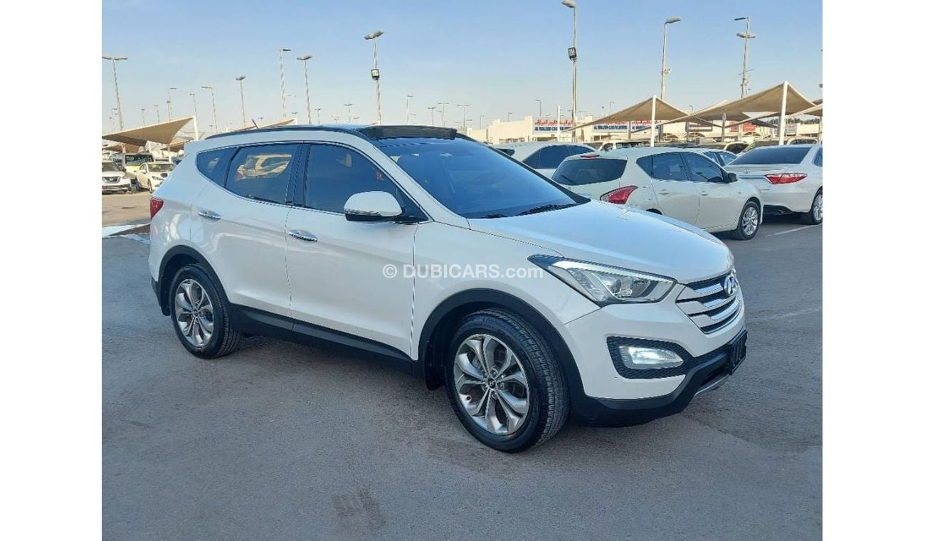 هيونداي سانتا في سنتافى بحاله ممتازه فورويل بانوراما 6 سليندر