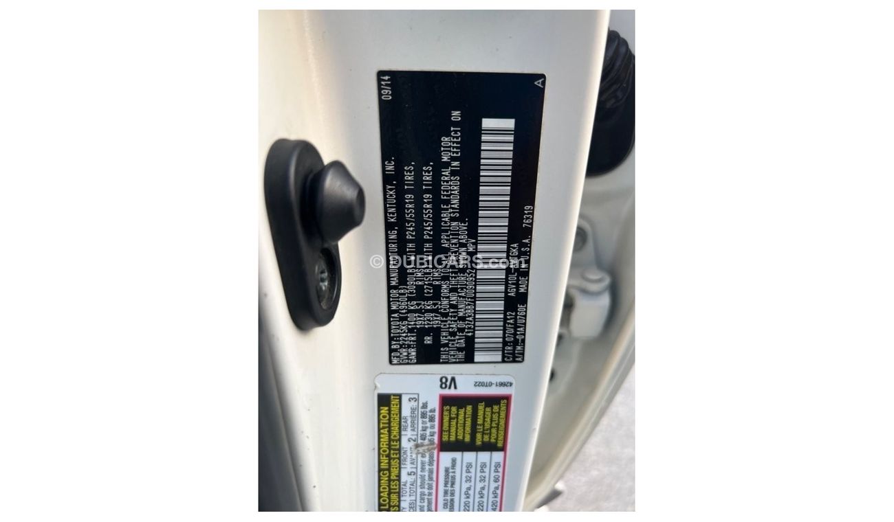 تويوتا فينزا 2015 LEATHER SEATS V4 - 2.7L AWD USA IMPORTED - FOR UAE 5%VAT & 5% DUTY APPLIES UAE PASS