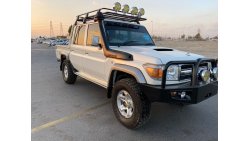 Toyota Land Cruiser Pick Up RIGHT HAND DRIVE DOUBLE CAB PICKUP 4.5L V8 DIESEL TURBO WITH HEAVY DUTY SUSPENSION ROOF RACK LOW KMS