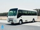 Toyota Coaster 23-Seater Bus 4.0L Diesel RWD GCC Specs Full Option White