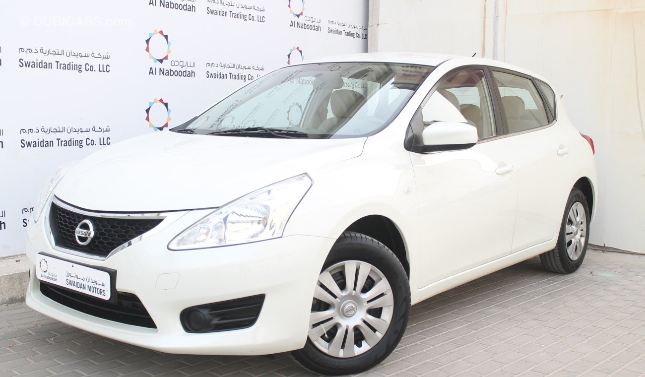 Nissan Tiida 1.6L S 2015 GCC WITH DEALER WARRANTY FREE INSURANCE