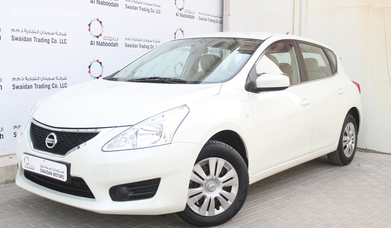 نيسان تيدا 1.6L S 2015 GCC WITH DEALER WARRANT FREE INSURANCEY