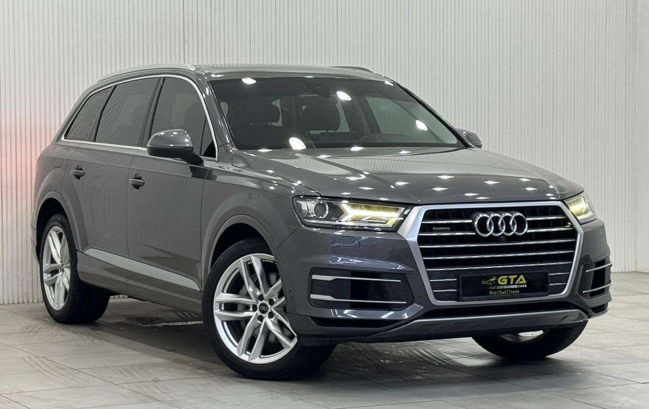 Audi Q7 55 TFSI quattro 3.0L 2019 Audi Q7 55TFSI Quattro, Warranty, Full Audi Service History, 7 Seater, GCC