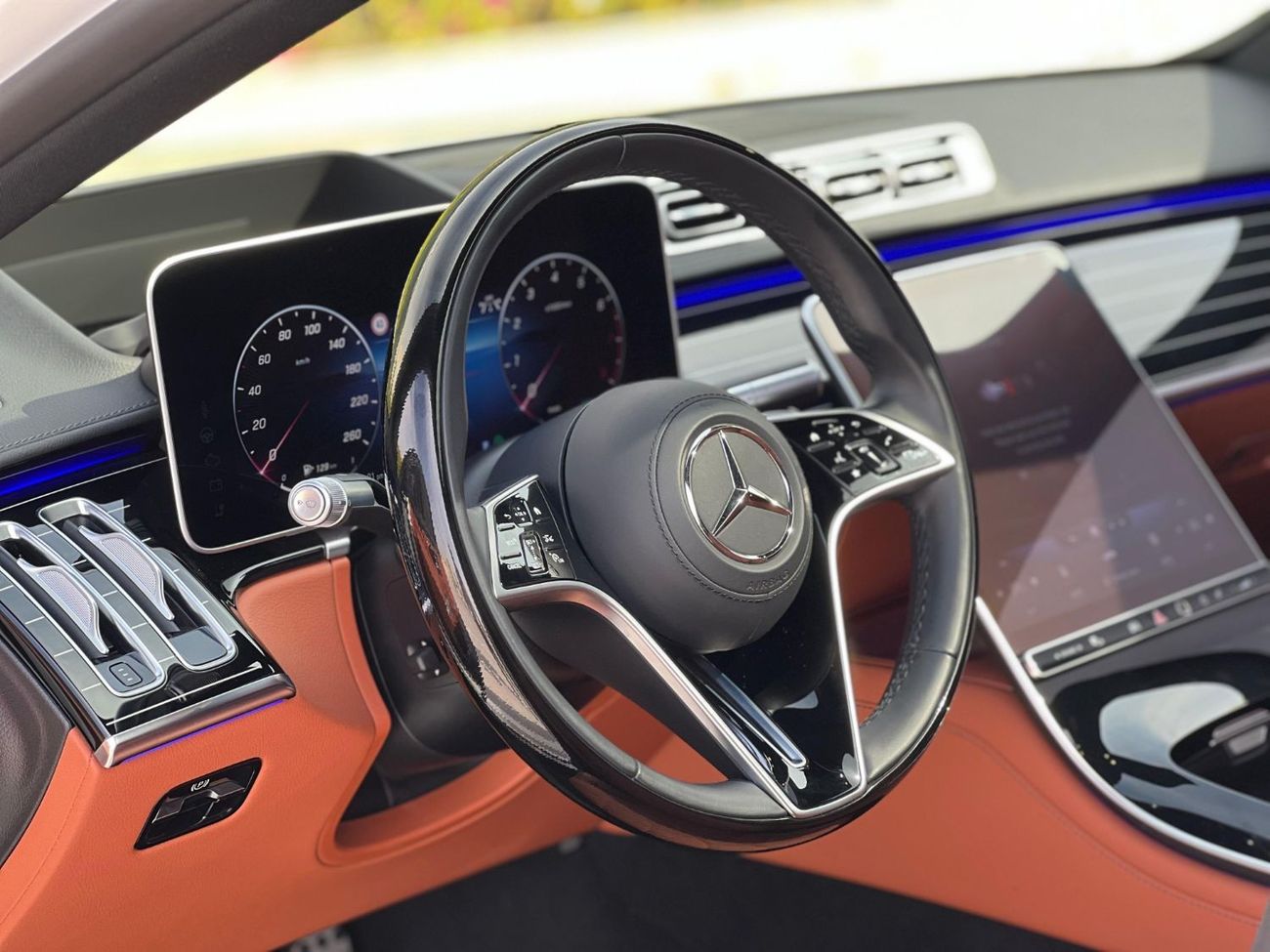 Mercedes-Benz S 500 Mercedes S500L AMG Rear-Wheel Steering Head Up-Display  360 Camera Panoramic Full option GCC 2023 7,