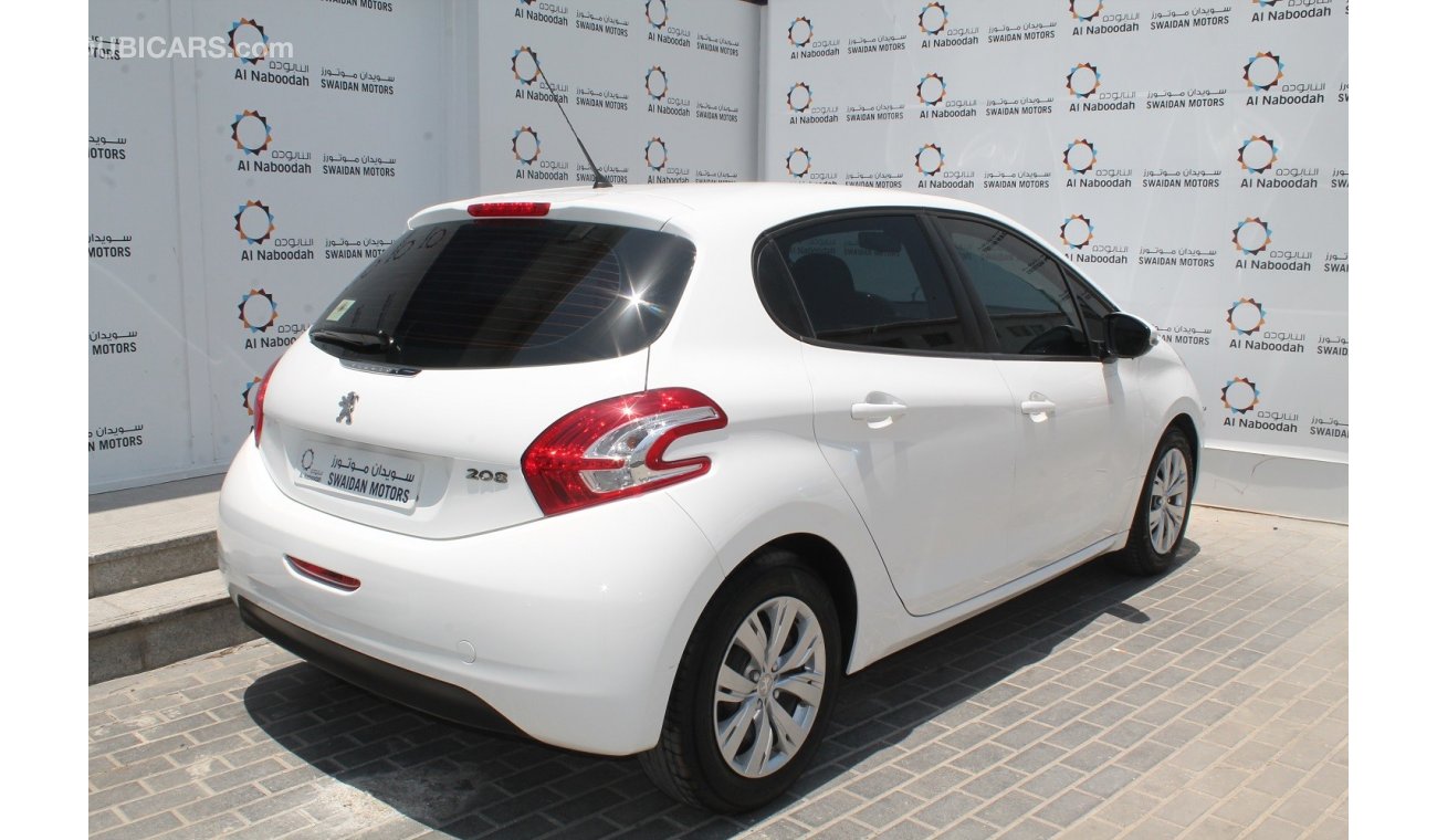 Peugeot 208 1.6L 2016 MODEL GCC SPECS