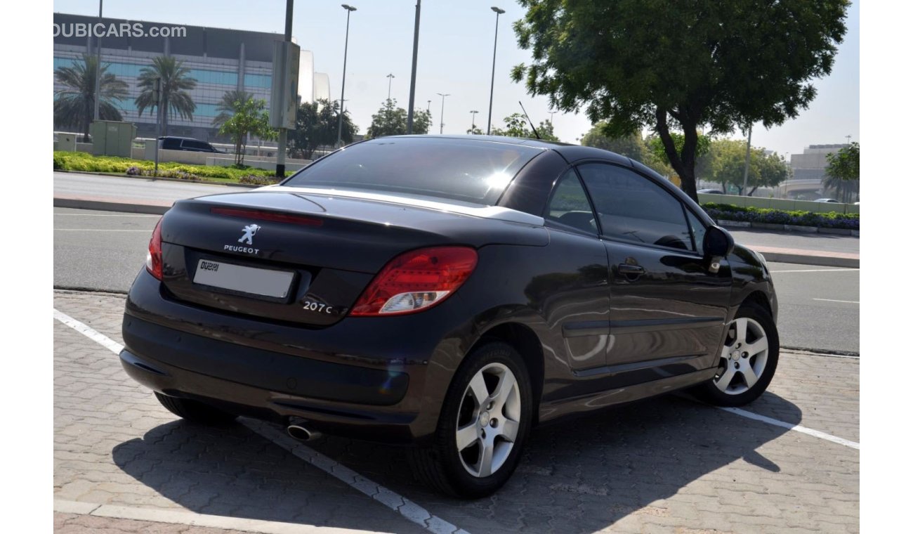 Peugeot 207 CC Convertible Agency Maintained