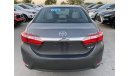 Toyota Corolla 2015 TOYOTA COROLLA 1.6L SE GCC SPECS