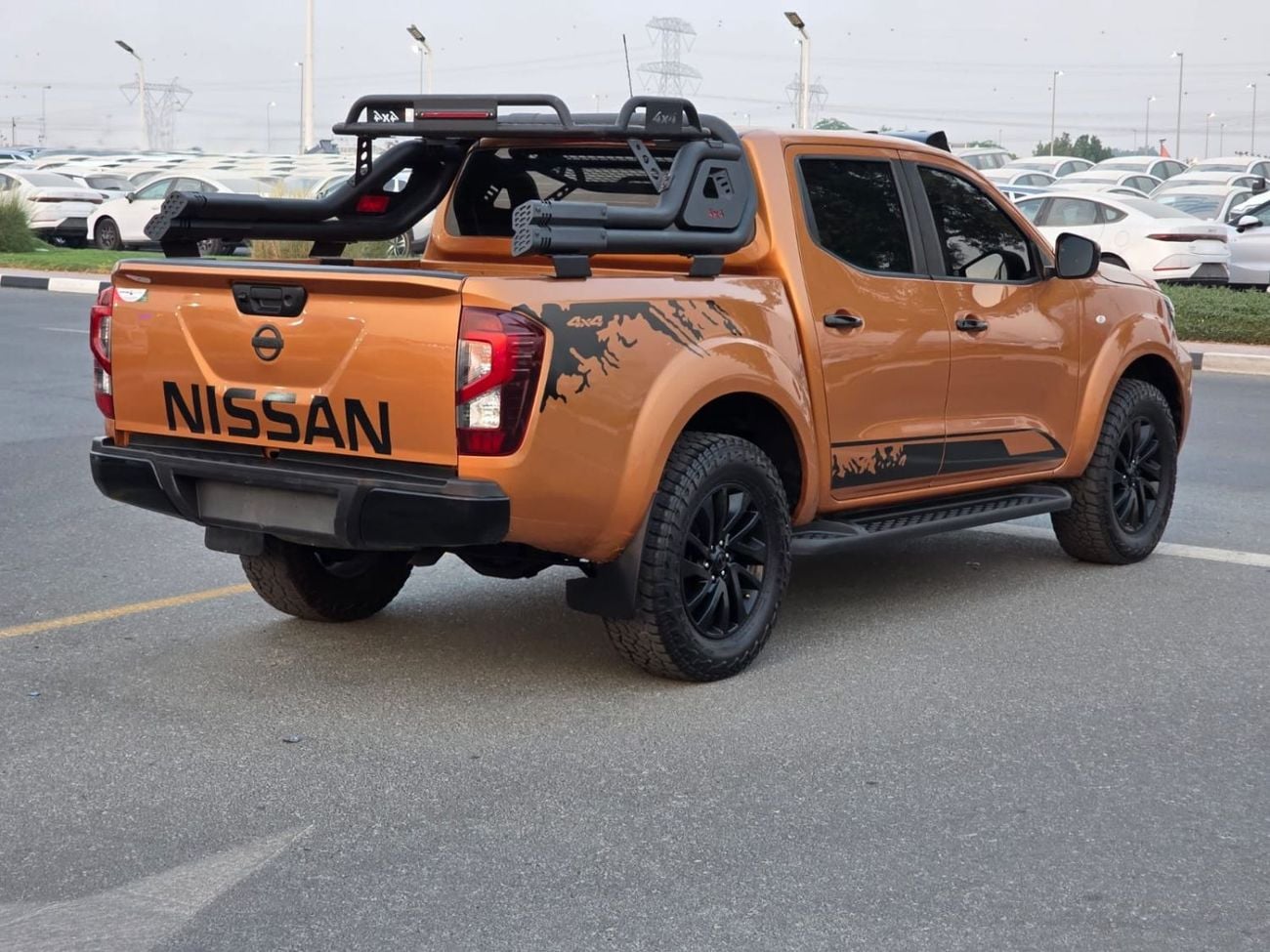 Nissan Navara 2022 | 2.3L DIESEL | AT | RHD | 4X4 SPORT WITH BASKET | ROOF TOP MOUNTED LED LIGHTS | DOWNHILL ASSIS