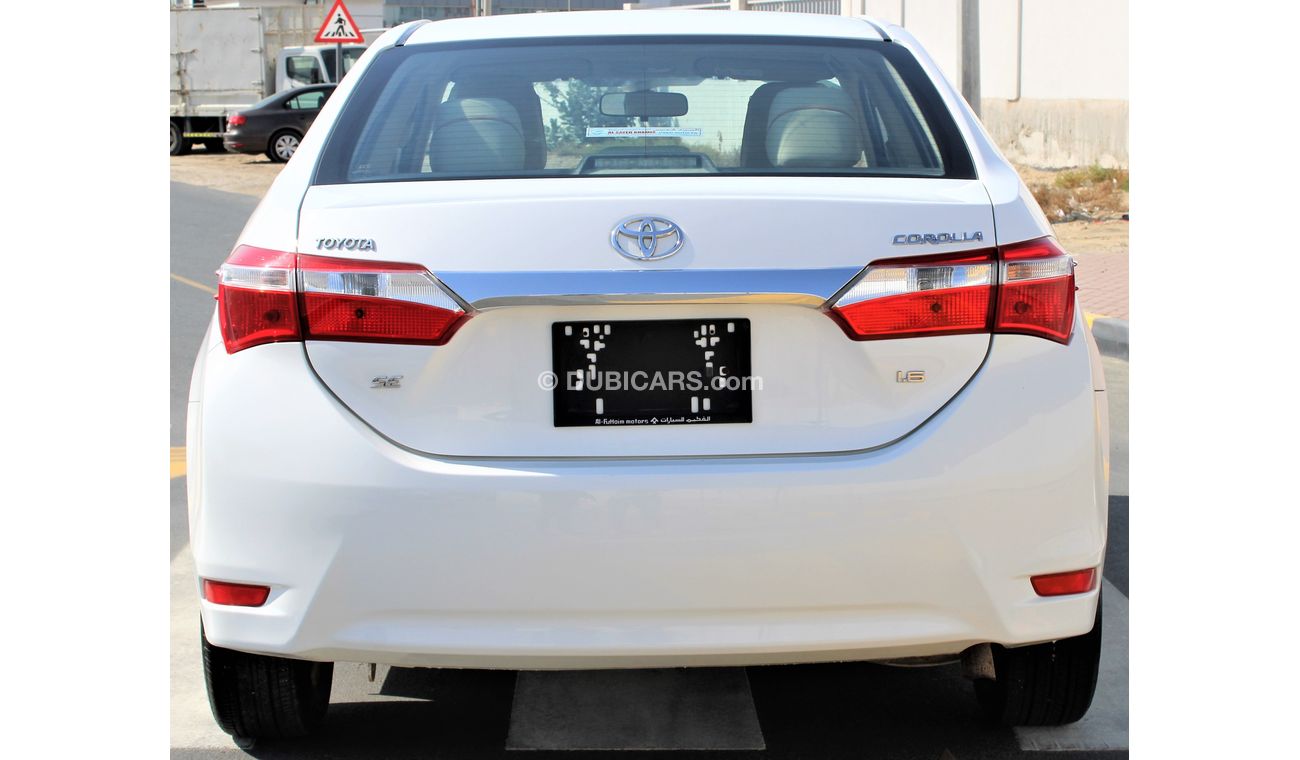 تويوتا كورولا تويوتا كورولا 2015 خليجي 1.6 بحالة ممتازة بدون حوادث نظيفه جدا من الداخل والخارج