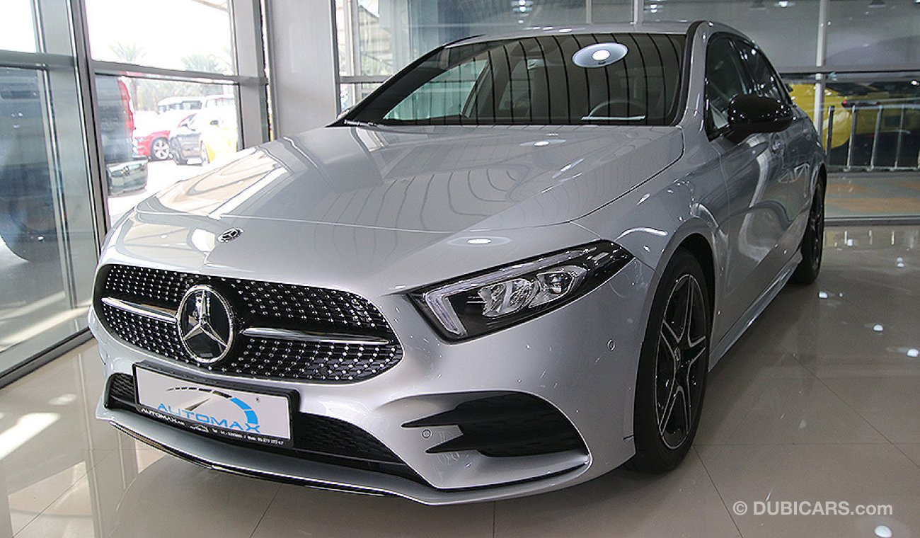 Mercedes-Benz A 200 AMG 2019, V4-Turbo GCC, 0km with 2 Years Unlimited Mileage Dealer Warranty