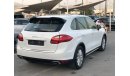 Porsche Cayenne S PORSCHE CAYENNE S MODEL 2014 GCC car perfect condition full option panoramic roof leather seats back