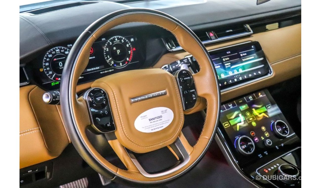 لاند روفر رينج روفر فيلار Range Rover Velar V6 R-Dynamic 2018 GCC under Agency Warranty with Flexible Down-Payment.